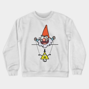 Shmebulok puppeteering Bill Cipher Crewneck Sweatshirt